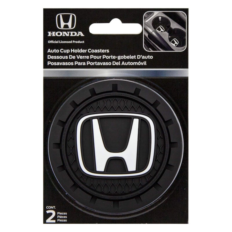 Plasticolor 000675R01 Honda Auto Car Truck SUV Cup Holder Coaster 2-Pack , black - Image 3